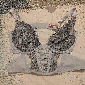 Embroidered bra top